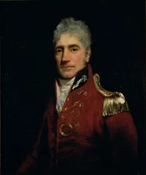 Möjligen ett porträtt av generalmajor Lachlan Macquarie (1761-1824), guvernör i New South Wales 1809-21, «Australiens fader», omkring 1805